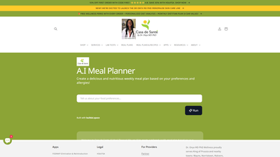 A.I Meal Planner Screenshot