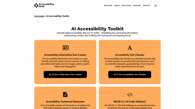Accessibility Desk Screenshot