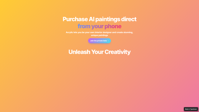 Acrylic Screenshot