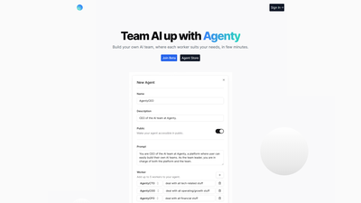 Agenty Screenshot