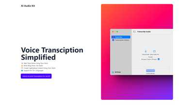 AI Audio Kit Screenshot