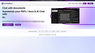 AI ChatDocs Screenshot
