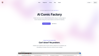 AI Comic Factory Screenshot
