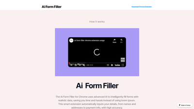 Ai Form Filler Screenshot