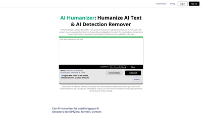 AI Humanizer.com Screenshot