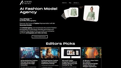 AI model agency Screenshot