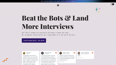 AI Resume Checker Screenshot