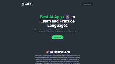AI Talk Tutor Screenshot
