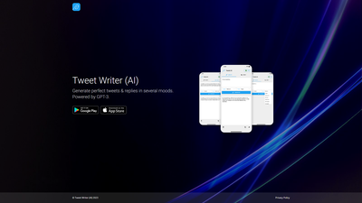 AI Tweet Writer Screenshot