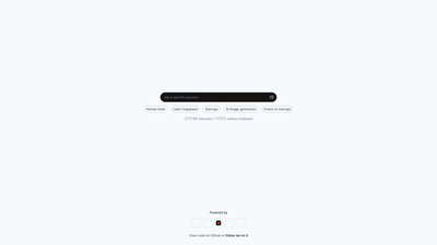 AI Video Search Engine Screenshot