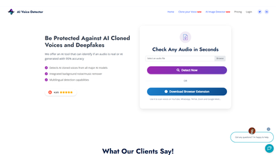 AI Voice Detector Screenshot