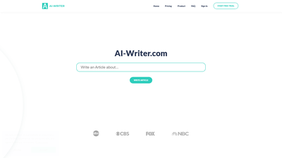AI-Writer Screenshot