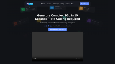 AI2SQL Screenshot