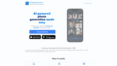 AIHeadshotGenerator Screenshot
