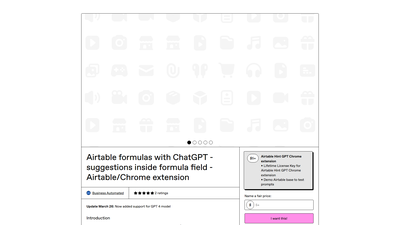 Airtable Hint GPT Screenshot