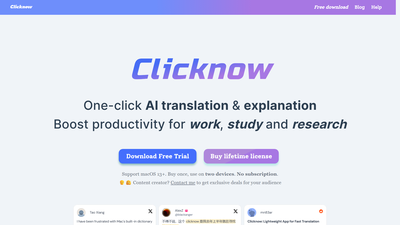 Clicknow Screenshot