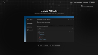 Google AI Studio Screenshot