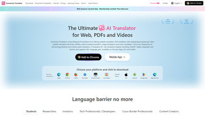 Immersive Translate Screenshot