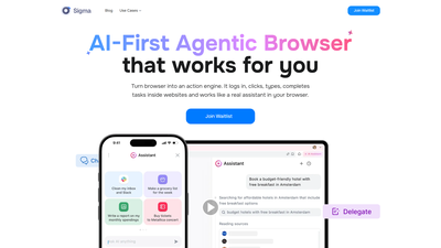 Sigma AI Browser Screenshot