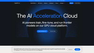 Together AI Screenshot