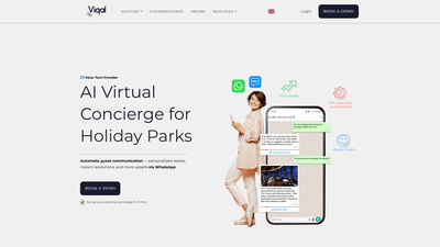 Viqal's Virtual Concierge Screenshot