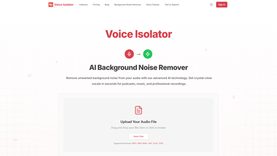 Voice Isolator Screenshot
