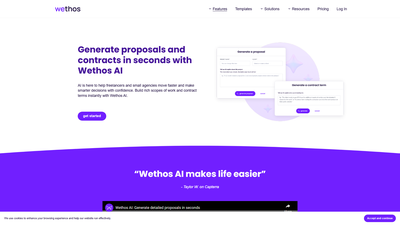 Wethos Proposals Screenshot