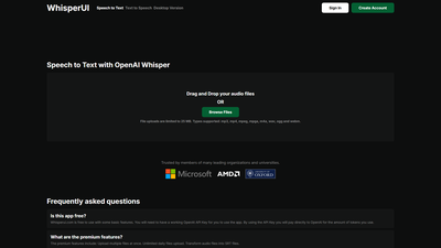 WhisperUI Screenshot